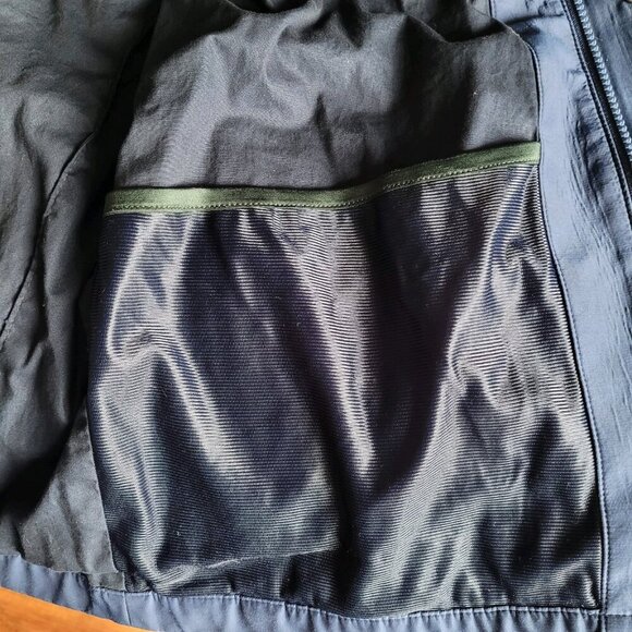 BONOBOS Full Zip Snap Element Jacket Sz L Navy Blue Pockets Cotton Nylon Stretch - Picture 10 of 14